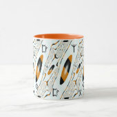 Mug Art moderne géométrique fractal abstrait (Centre)
