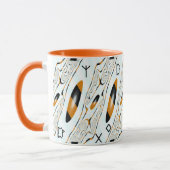 Mug Art moderne géométrique fractal abstrait (Gauche)