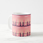 Mug Art moderne Londres Skyline (Devant gauche)