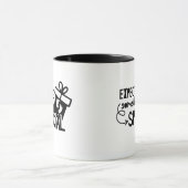 Mug art mot annonce bébé mignon (Centre)