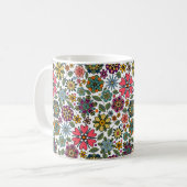 Mug Art Motif moderne Retro Floral Dessin (Devant gauche)