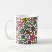 Mug Art Motif moderne Retro Floral Dessin (Gauche)