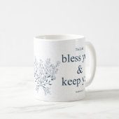 Mug Art mural chrétien fleuri béni (Devant droit)