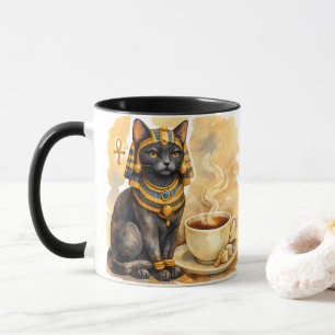 Mug Art Mystique du Chat Égyptien Ancien Bastet