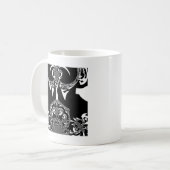 Mug Art noir et blanc africain (Devant gauche)