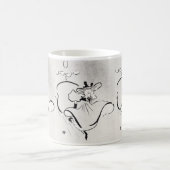 Mug Art noir et blanc Jane Avril par Toulouse Lautrec (Centre)