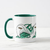 Mug Art Nouveau calla lily (Gauche)
