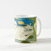Mug Art Nouveau de cygne (Devant droit)