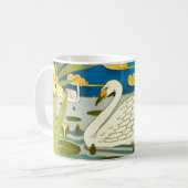 Mug Art Nouveau de cygne (Devant gauche)