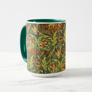 Mug Art Nouveau Rétro Bois Notes par Walter Crane