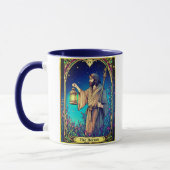 Mug Art Nouveau Tarot Card, The Hermit (Gauche)