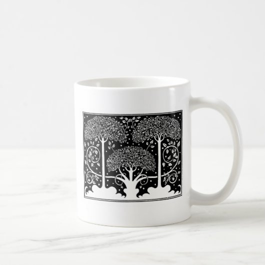 Mug Art Nouveau Tree Beardsley Motif (Droite)