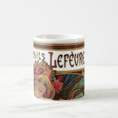 Mug Art Nouveau vintage, Biscuits d'Alphonse Mucha (Centre)