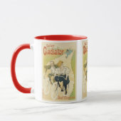 Mug Art Nouveau vintage, Cycles Gladiateurs Vélos (Gauche)