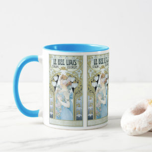 Mug Art Nouveau vintage Le Bec Liais, Privat Livemont
