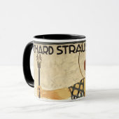 Mug Art Nouveau vintage Richard Strauss-Woche, Munich (Devant gauche)