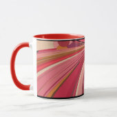 Mug Art numérique abstrait évoquant une sensation de v (Gauche)