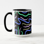Mug Art numérique Abstrait funky (Gauche)