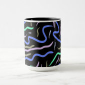 Mug Art numérique Abstrait funky (Centre)