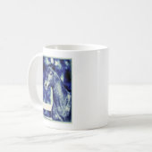 Mug Art numérique Bleu Arabe (Devant gauche)