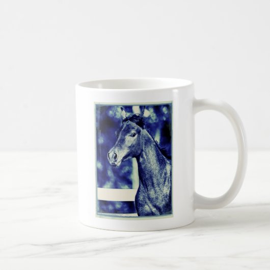 Mug Art numérique Bleu Arabe (Droite)