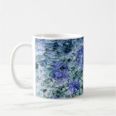Mug Art numérique d'arrière - plan bleu d'abrégé sur (Gauche)