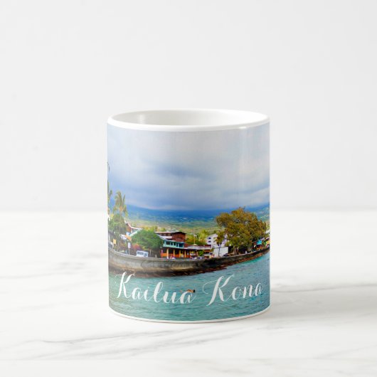 Mug Art numérique de peinture à l'huile d'Hawaï de (Centre)