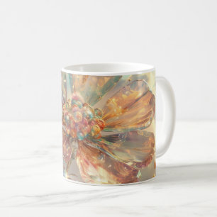 Mug Art numérique Fleur de cristal rose doux
