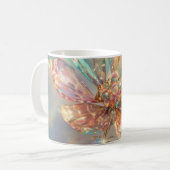 Mug Art numérique Fleur de cristal rose doux (Devant gauche)