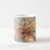 Mug Art numérique Fleur de cristal rose doux (Centre)