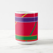 Mug Art numérique géométrique des couleurs en gras (Centre)