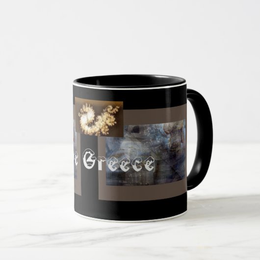 Mug Art numérique grec NFT (Devant droit)