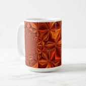 Mug Art numérique Kaleidoscope Design Brown (Devant gauche)