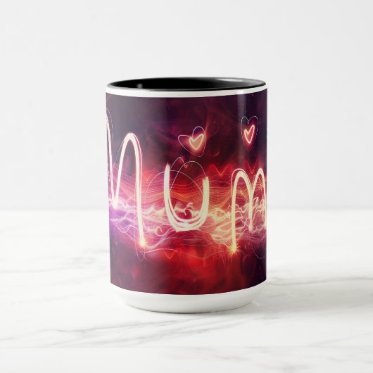 Mug art numérique 'maman' (Centre)