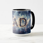 Mug art numérique "Papa" (Devant droit)
