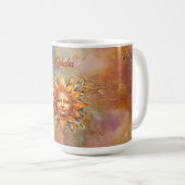 Mug Art numérique solaire cosmique (Devant droit)