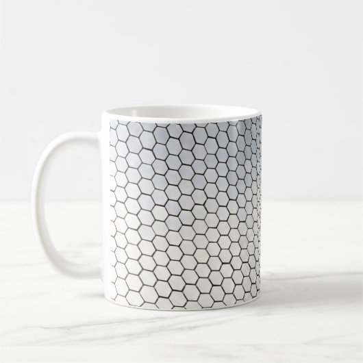 Mug Art octogonal gris (Gauche)