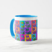 Mug Art op - chien de traîneau sibérien (Devant gauche)