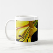 Mug Art original de Lys doré jaune (Gauche)