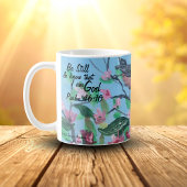 Mug Art original / Ecriture Psaume 46:10 Soyez Toujour