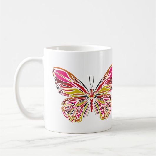 Mug Art papillon (Gauche)