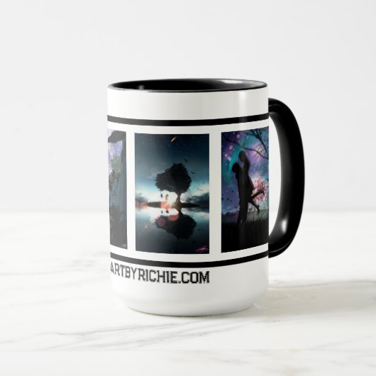 Mug Art par Richie Portfolio (Devant droit)