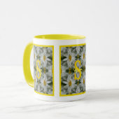 Mug Art personnalisé avec monogramme initial et nom de (Devant gauche)