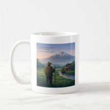 Mug Art Poème Japonais – Campagne Nostalgique FR