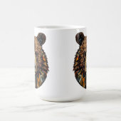 Mug Art polygonal d'un visage d'ours (Centre)