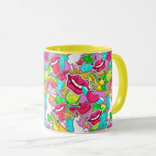 Mug Art pop (Devant droit)