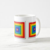 Mug Art Pop Géométrique Gras (Devant droit)