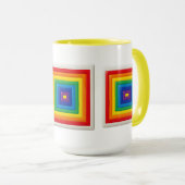 Mug Art Pop Géométrique Rétro (Devant droit)