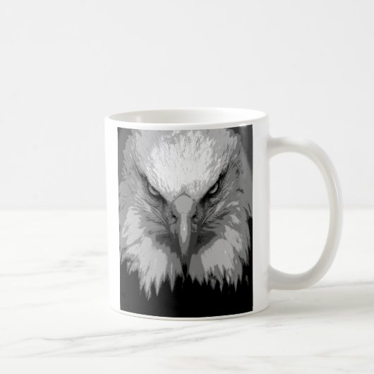 Mug Art Pop moderne Modèle Animaux Tête d'aigle (Droite)