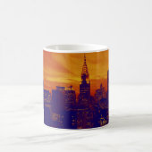 Mug Art pop orange bleu New York City (Centre)